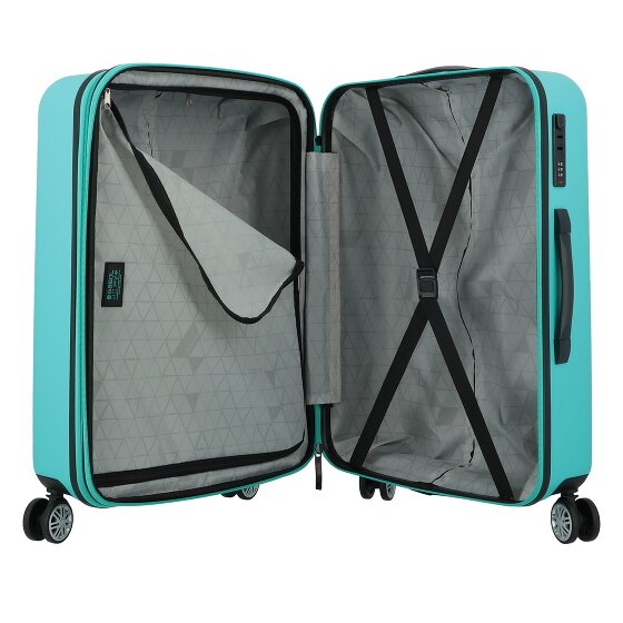 Gabol Future Plus 4 ruote Carrello 66 cm con piega di espansione