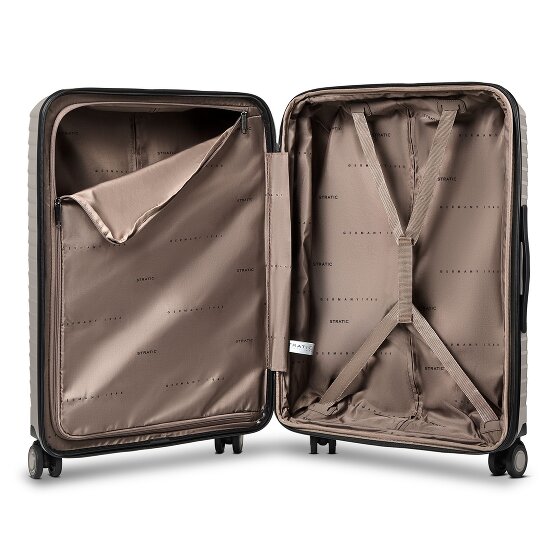 Stratic Shine 4 ruote Set di valigie 3 pezzi espandibile