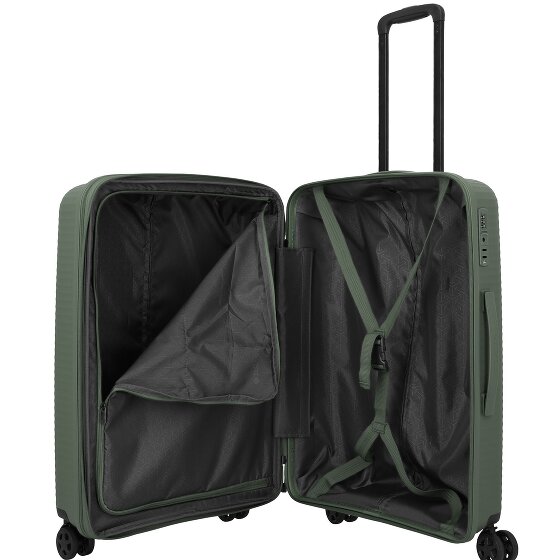 Travelite Air Stripe 4 ruote Set di valigie 3 pezzi espandibile