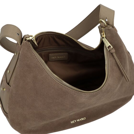 Hey Marly Lifetime Sister Suede Borsa a spalla M Vera Pelle 35.5 cm