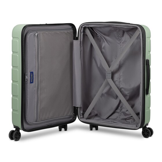 Saxoline Miami 4 ruote Carrello M 65 cm con piega di espansione