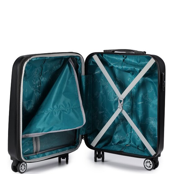 Benzi 5493 4 ruote Carrello della cabina S 53 cm con piega di espansione