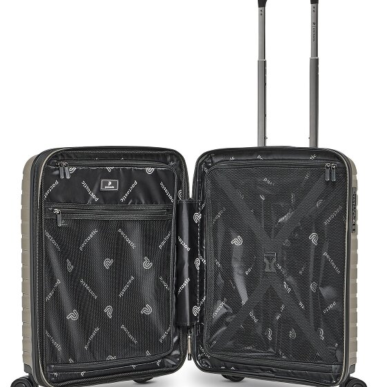 Pactastic Collection 04 THE CABIN + 4 ruote Trolley cabina S 55 cm espandibile