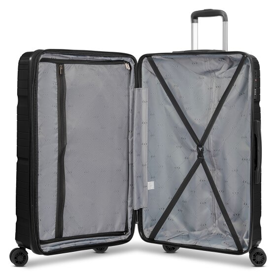 d&n Travel Line 4300-Plus 4 ruote Carrello L 76 cm con piega di espansione d&n Travel Line 4300-Plus 4 ruote Carrello L 76 cm con piega di espansione