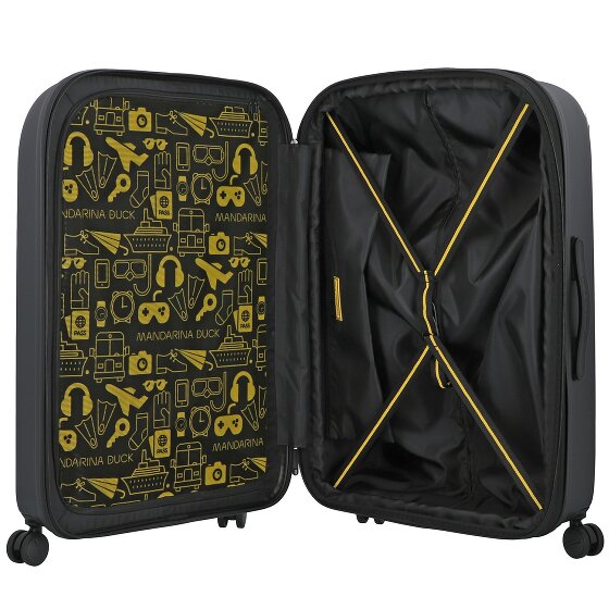 Mandarina Duck Logoduck + 4 ruote Carrello L 75 cm