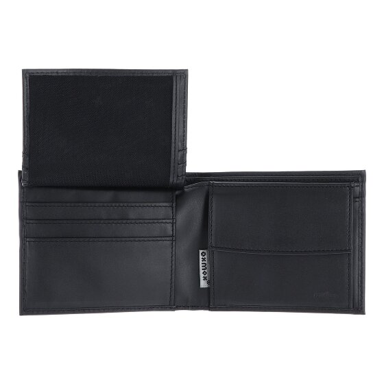 oxmox Leather Portafoglio Protezione RFID Vera Pelle 12 cm