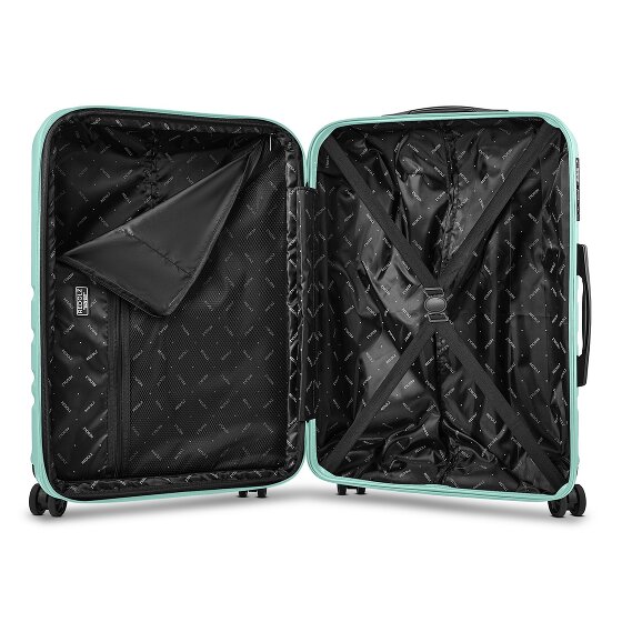 Redolz Pro ABS 4 ruote Carrello 65 cm espandibile