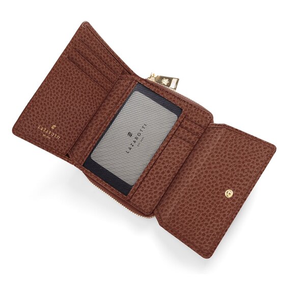 Lazarotti Portafoglio Bologna in pelle con chiusura a zip, 12 cm