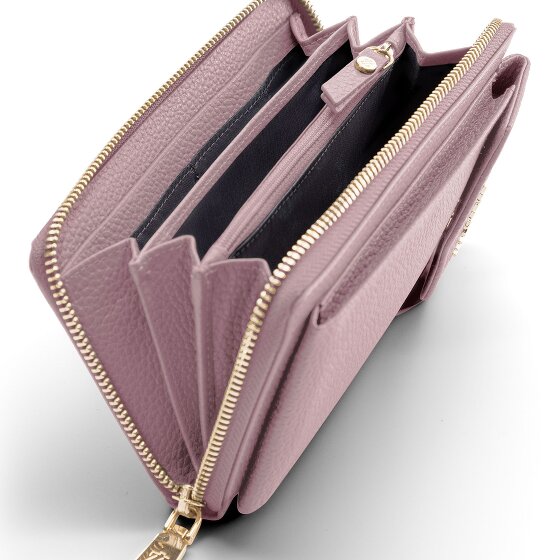Lazarotti Bologna Portafoglio in pelle con zip Custodia per cellulare in pelle 19 cm