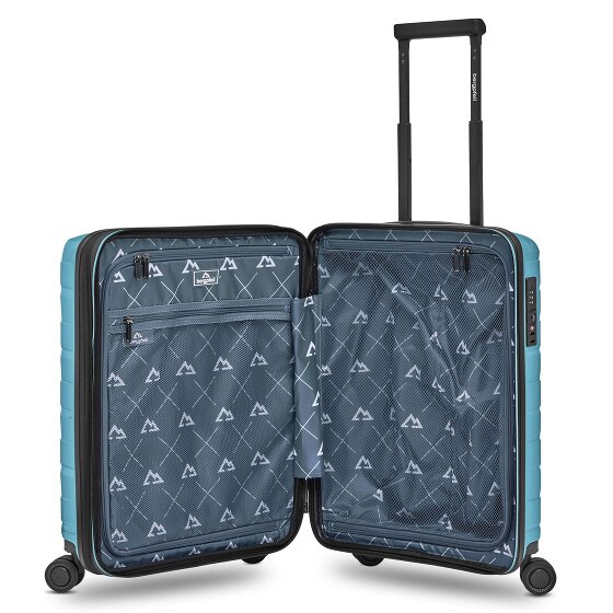 Bergpfeil Carrello da viaggio a 4 ruote per cabina S 55 cm con piega ad espansione