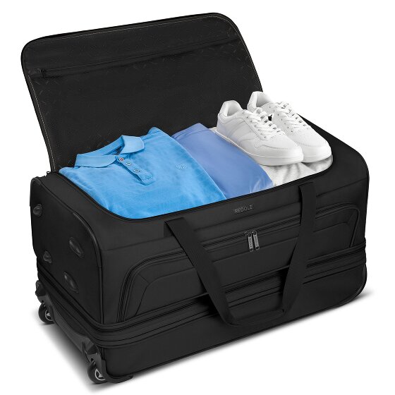 Redolz Set di borse da viaggio a 2 ruote Duffle Essentials 2 pezzi L+L con piega elastica