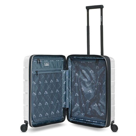 Bergpfeil Travel 4 ruote Carrello della cabina 55 cm Scomparto per laptop con piega di espansione