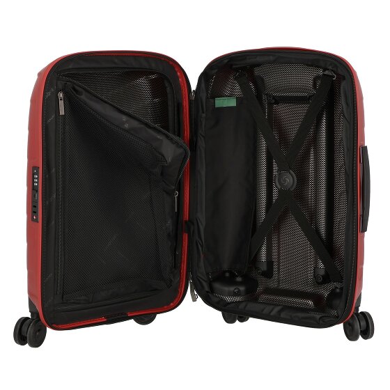Samsonite Attrix 4 ruote Carrello della cabina 55 cm con piega di espansione