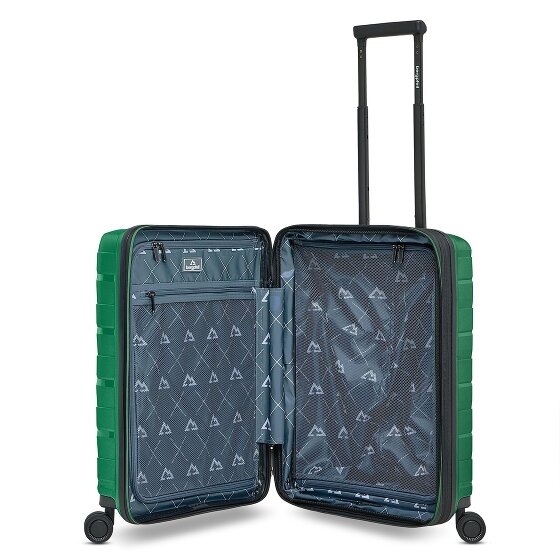 Bergpfeil Travel 4 ruote Trolley cabina 55 cm Vano porta PC espandibile