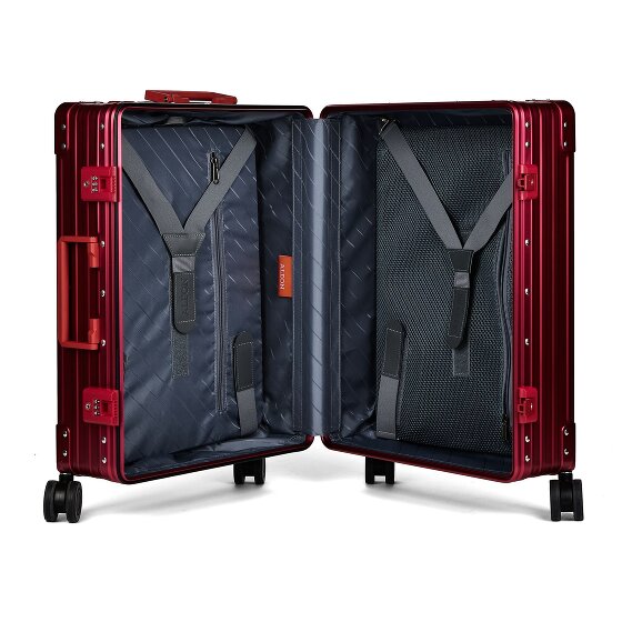 Aleon Trolley cabina Traveler Domestic a 4 ruote in Alluminio, 55 cm
