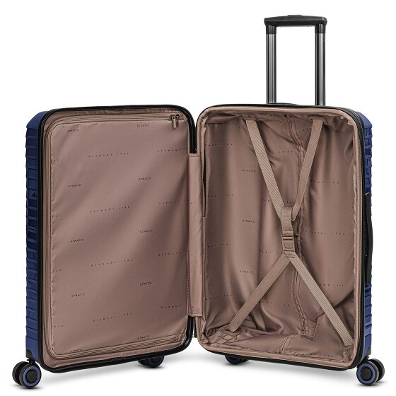 Stratic Shine 4 ruote Set di valigie 3 pezzi con piega di espansione