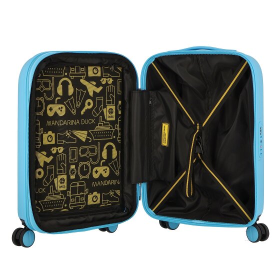 Mandarina Duck Logoduck Carrello cabina a 4 ruote 55 cm