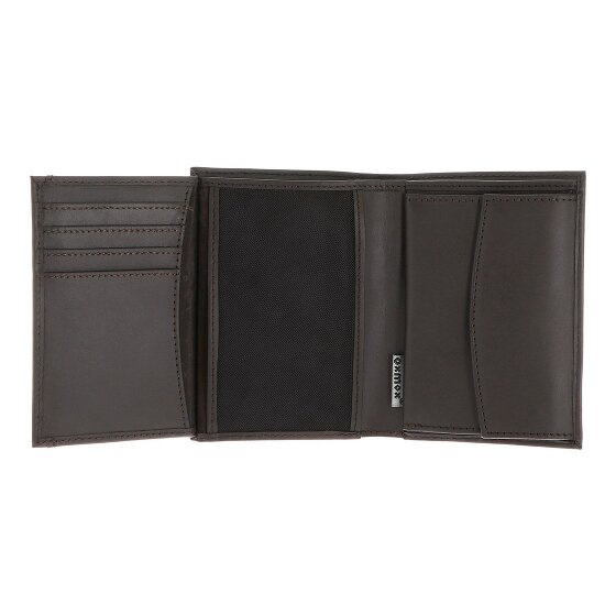 oxmox Leather Portafoglio Protezione RFID Vera Pelle 10 cm