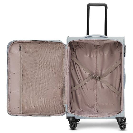 Stratic taska Trolley a 4 ruote M 65 cm con piega a espansione