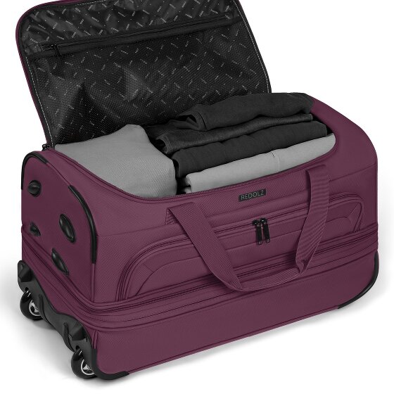 Redolz Duffle Essentials Borsa da viaggio a 2 ruote 55 cm M con patta di espansione