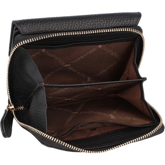 Braun Büffel Asti Portafoglio RFID in pelle 12 cm