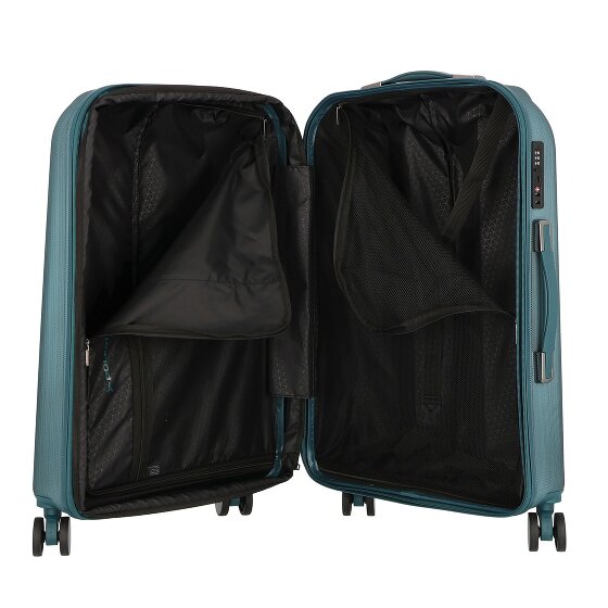 Polestream Moonrock 4 ruote Set di valigie 3 pezzi con piega di espansione