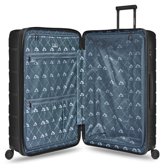 Bergpfeil Trolley da viaggio a 4 ruote L 75 cm con piega ad espansione