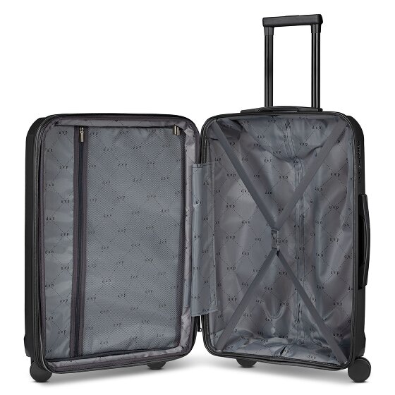 d&n South Dakota 4 ruote Set di valigie 3 pezzi con piega di espansione