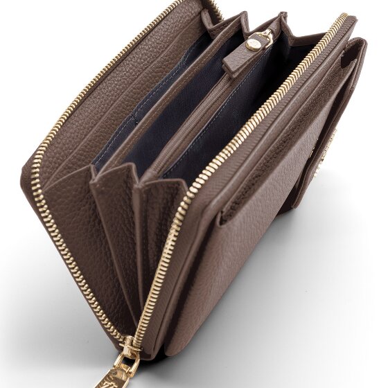 Lazarotti Bologna Portafoglio in pelle con zip Custodia per cellulare in pelle 19 cm