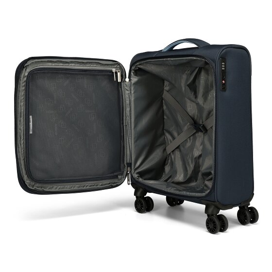 American Tourister Cloudrider 4 ruote Carrello della cabina S 55 cm con piega di espansione