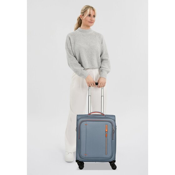 American Tourister Cloudrider 4 ruote Carrello della cabina S 55 cm con piega di espansione