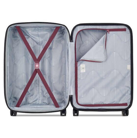 Delsey Paris Meteor 4 ruote Set di valigie 3 pezzi con piega di espansione