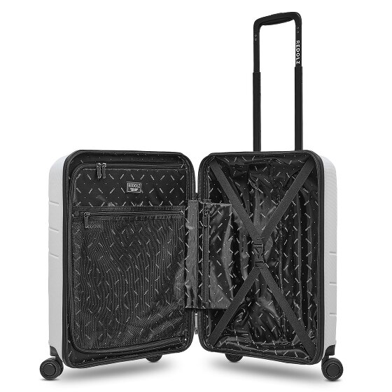 Redolz Essentials 17 Trolley da cabina a 4 ruote 55 cm con tasca morbida per laptop