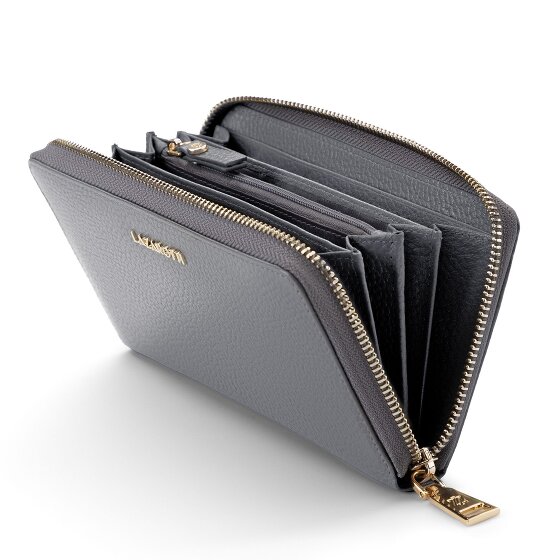 Lazarotti Portafoglio Bologna XL con zip in pelle 19 cm