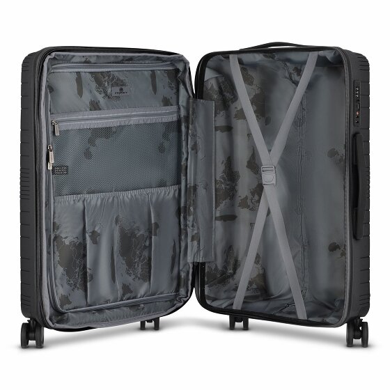 Franky Dallas 3.0 Carrello a 4 ruote M 65 cm con piega elastica