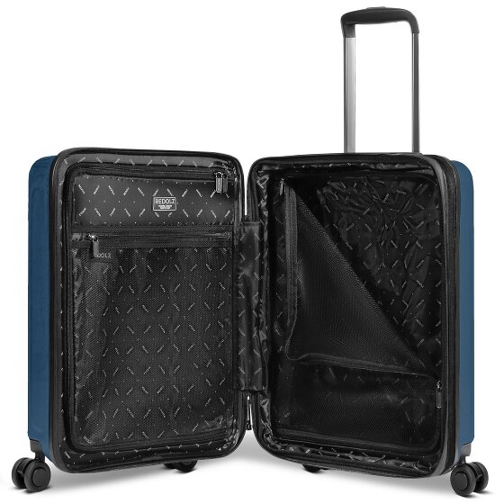 Redolz Set di valigie Essentials 14 2 pezzi trolley da cabina con piega elastica e beauty case