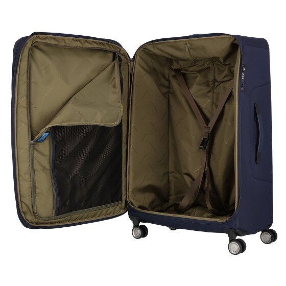 Piquadro Brief 4 ruote Carrello 78 cm con piega di espansione