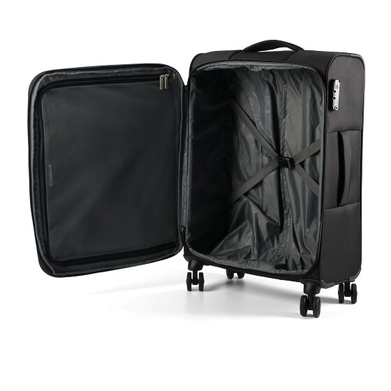 American Tourister Nitestream 4 ruote Set di valigie 3 pezzi con piega di espansione