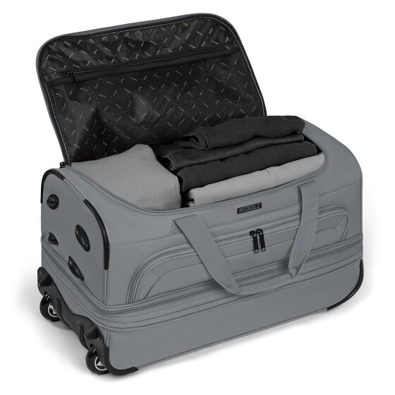 Redolz Duffle Essentials Borsa da viaggio a 2 ruote 55 cm M con patta di espansione Redolz Duffle Essentials Borsa da viaggio a 2 ruote 55 cm M con patta di espansione