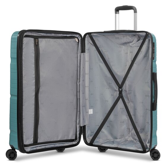 d&n Travel Line 4300-Plus 4 ruote Carrello L 76 cm con piega di espansione