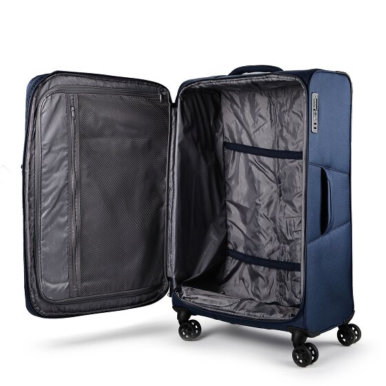 d&n Travel Line 9804 4 ruote Carrello L 78 cm espandibile