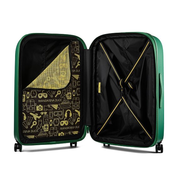 Mandarina Duck Logoduck + 4 ruote Carrello L 75 cm