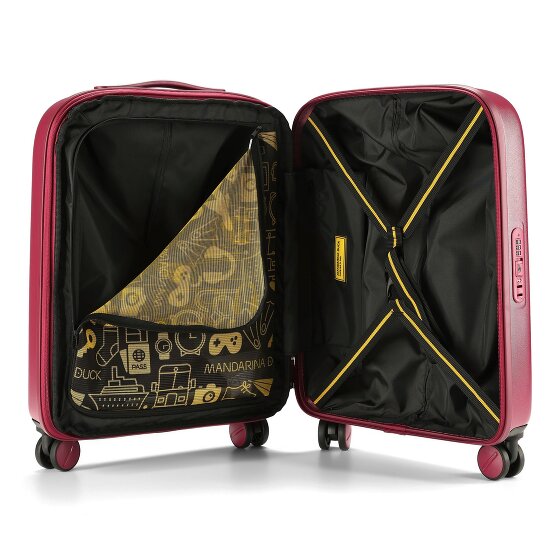 Mandarina Duck Logoduck + 4 ruote Carrello della cabina S 55 cm Mandarina Duck Logoduck + 4 ruote Carrello della cabina S 55 cm