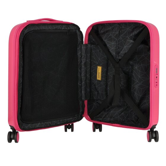 Mandarina Duck Logoduck + Metal 4 ruote Carrello S 55 cm con piega di espansione