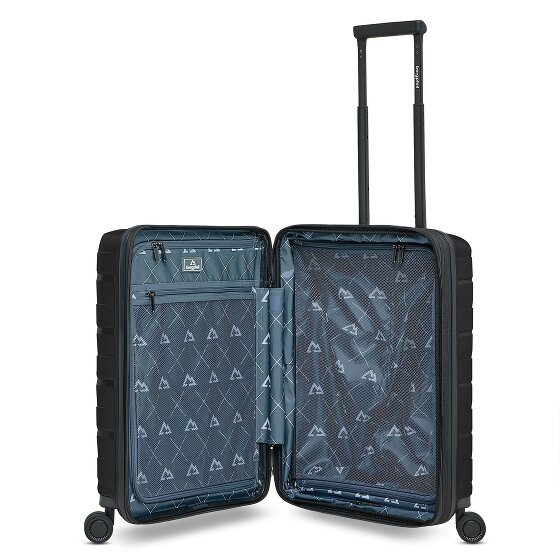 Bergpfeil Travel 4 ruote Trolley cabina 55 cm Vano porta PC espandibile