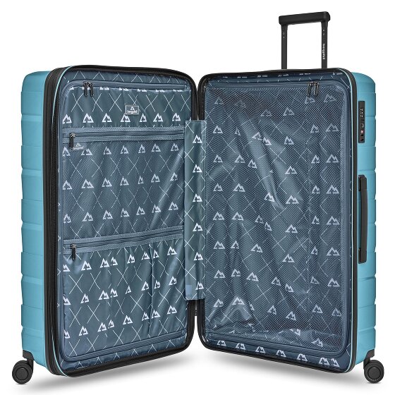 Bergpfeil Trolley da viaggio a 4 ruote L 75 cm con piega ad espansione