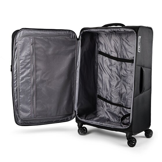 d&n Travel Line 9804 4 ruote Carrello L 78 cm espandibile