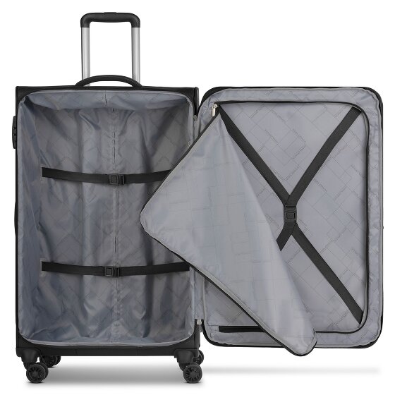 Worldpack Chicago 4 ruote Set di valigie 3 pezzi con piega di espansione