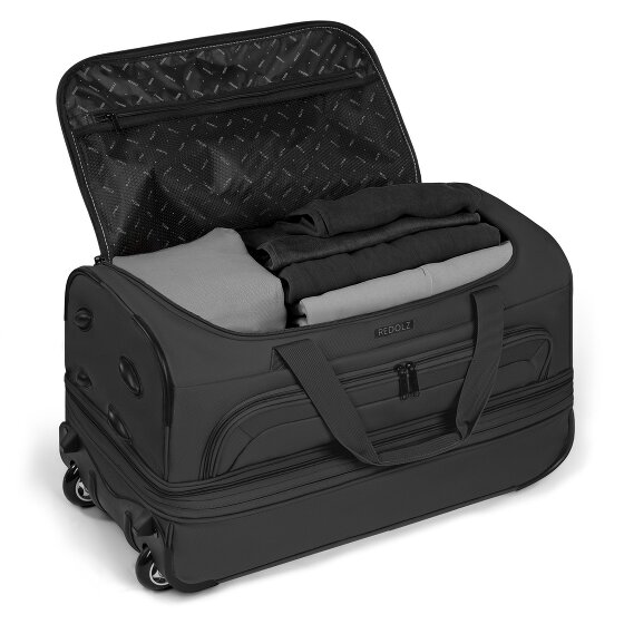Redolz Duffle Essentials Borsa da viaggio a 2 ruote 55 cm M con patta di espansione