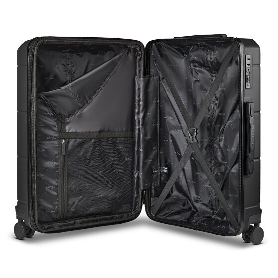 Police London 4 ruote Carrello 64 cm espandibile